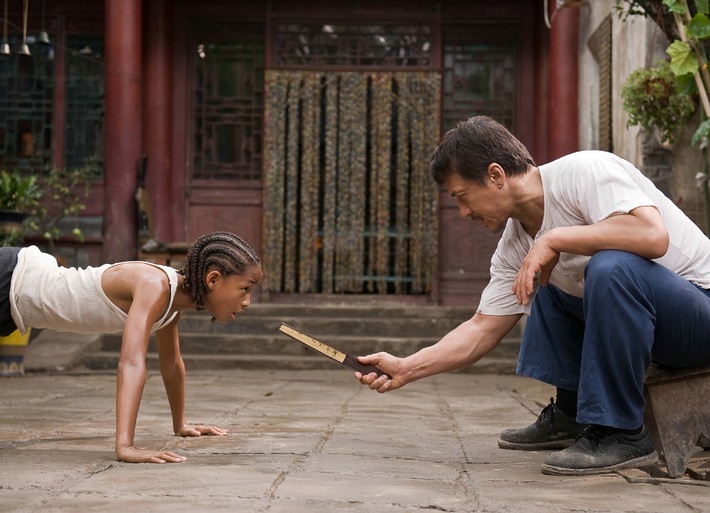 Jackie Chan macht &quot;Karate Kid&quot; Jaden Smith fit für den Kampf auf ProSieben (BILD)