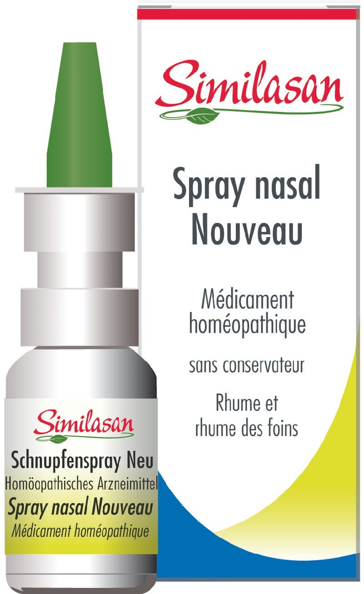 Similasan: Nouveau spray nasal - sans conservateur