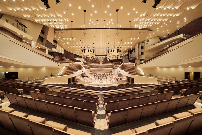 Europakonzert der Berliner Philharmoniker am 1. Mai 2020 als Live-Übertragung aus der leeren Philharmonie Berlin
