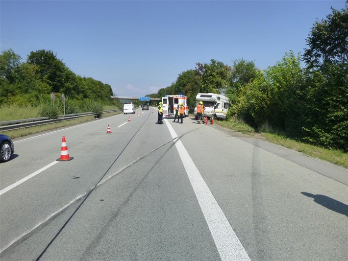 POL-VDMZ: Verkehrsunfall - trotz hohem Schaden mit glücklichem Ausgang