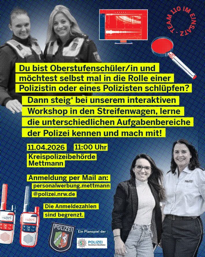 POL-ME: "Komm ins Team 110!": Einladung zum Cop-Game - 2603066