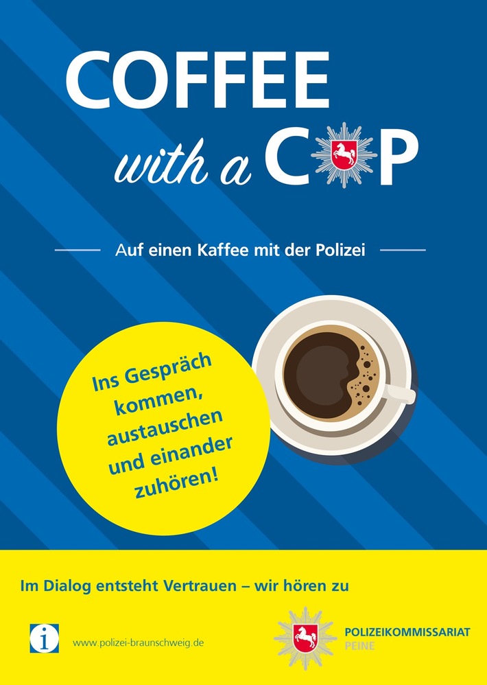 POL-SZ: Pressemitteilung der Polizei Peine vom 13.03.2026: "Coffee with a cop" in Stadt und Landkreis Peine