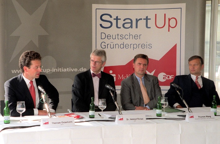 StartUp verleiht Deutschen Gründerpreis für vorbildlich geplante und
umgesetzte Unternehmensgründungen / ZDF neuer Partner beim
Gründerpreis
