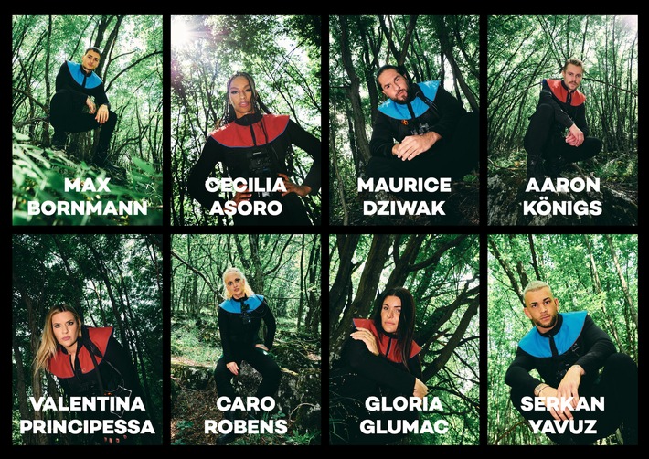 Reality mit Panem-Vibes: Caro Robens, Aaron Königs und sechs andere Promis werden ab morgen auf ProSieben in "The Hunt" zu Jägern und Gejagten