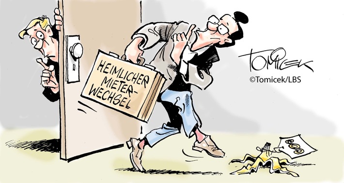 Wohnung abgegeben / Mieter überließ Objekt einem Dritten zur alleinigen Nutzung