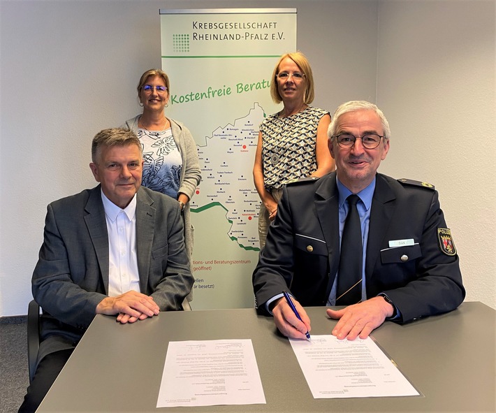 POL-PPKO: Polizei Koblenz stärkt Zusammenarbeit mit Krebsgesellschaft RLP