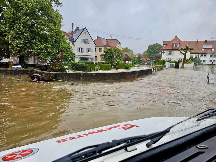 Johanniter im Hochwassereinsatz