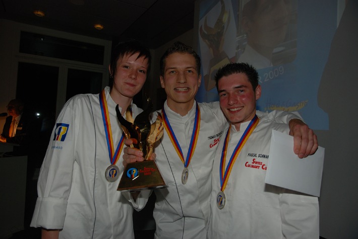 Thomas Bissegger Koch im UBStairs Restaurant in Zürich gewinnt den Swiss Culinary Cup 2009