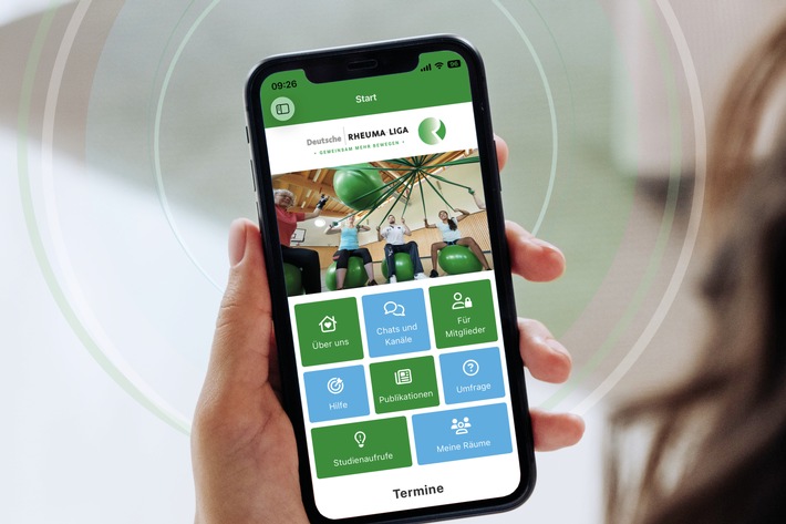 Deutsche Rheuma-Liga stellt neue "Team Rheuma"-App vor / Digitale Selbsthilfe, Informationen und Austausch in einer Anwendung