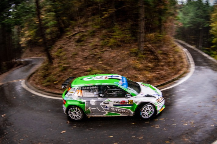 WRC2-Weltmeistertitel für SKODA Fahrer Emil Lindholm, Mauro Miele und Team Toksport WRT