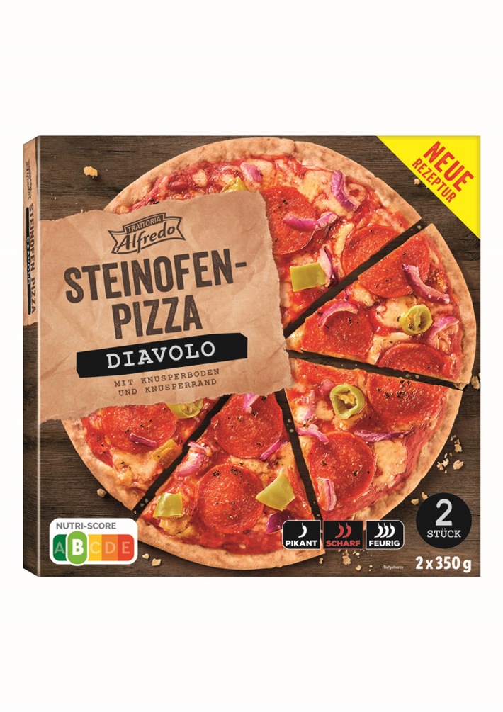 Lidl setzt Nutri-Score bei allen Eigenmarken um / Ergänzende Nährwertkennzeichnung bei den Eigenmarken &quot;Trattoria Alfredo&quot; und &quot;Crownfield&quot; bereits umgesetzt