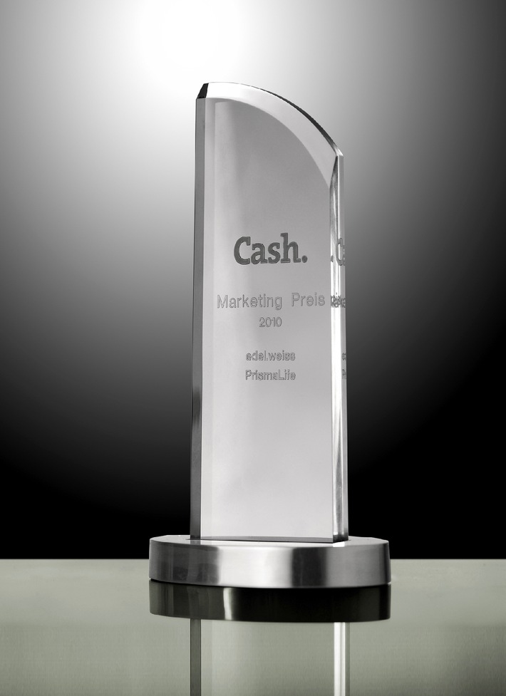 PrismaLife erhält Cash. Marketingpreis 2010 (mit Bild)