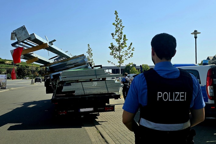 POL-PDNW: Polizei kontrolliert Schwerverkehr in Bad Dürkheim - von vorbildlich bis verkehrsgefährdend
