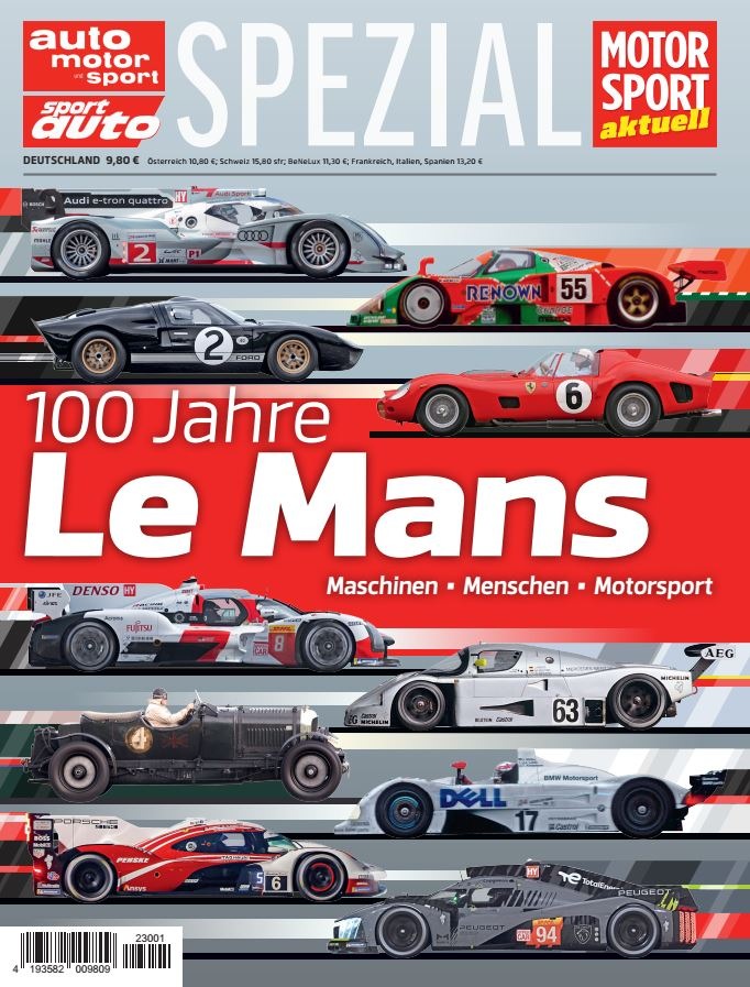 &quot;100 Jahre Le Mans&quot;: Sonderheft von auto motor und sport zum Jubiläum des legendären 24-Stunden-Rennens