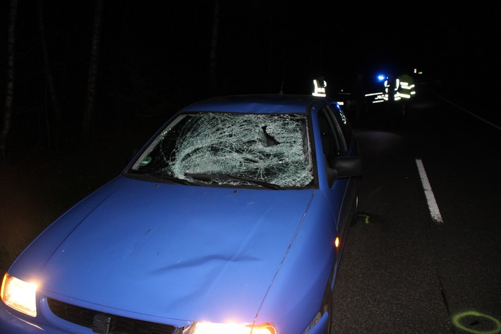 POL-PDNR: Verkehrsunfall mit schwerletztem, alkoholisiertem Fußgänger.