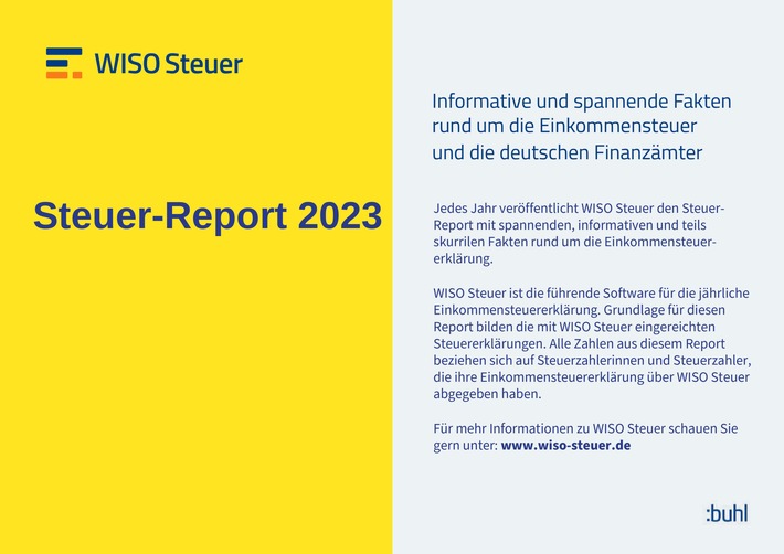 WISO Steuer-Report 2023: / Über 80 Prozent der Steuerzahler erhalten Erstattung der Einkommensteuer