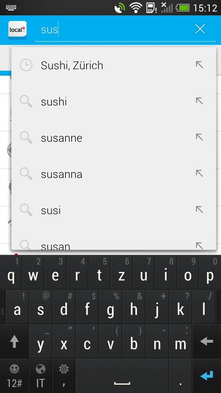 Die neue local.ch Android App macht das Suchen schöner und das Finden noch einfacher (BILD)
