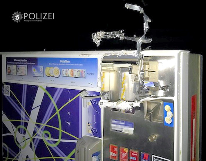 POL-PPWP: Zigarettenautomat aufgebrochen