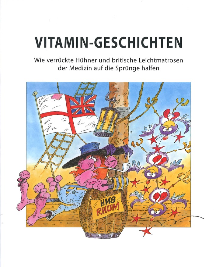 "Vitamin-Geschichten" im Buchhandel: eine unterhaltsam-wissenschaftliche Entdeckungsreise