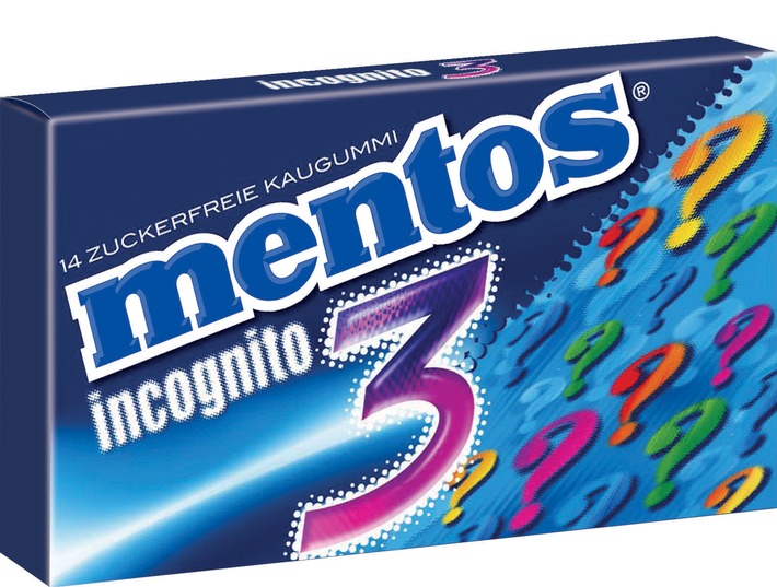 Superheld in geheimer Mission / Mentos Chewing Gum "3" Incognito - Identität: top secret (BILD)