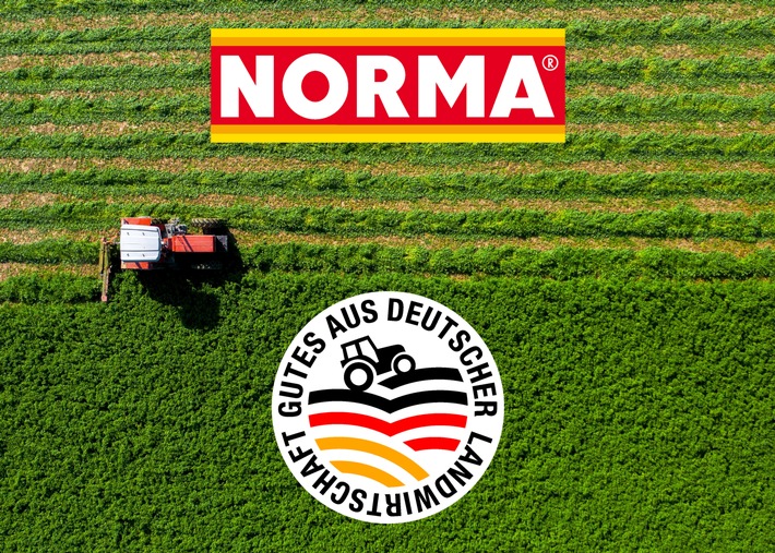 NORMA-Eigenmarken tragen ab sofort das Herkunftszeichen "Gutes aus Deutscher Landwirtschaft" / Entscheidender Schritt für mehr Transparenz und die Stärkung regionaler Partnerschaften