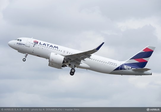 LATAM erneuert Flotte und erwartet bis Ende 2023 31 Flugzeuge der A320neo-Familie