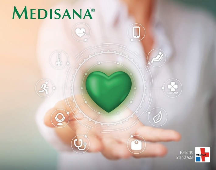 MEDISANA präsentiert auf der Medica die Selbstoptimierung der eigenen Gesundheit dank der intelligenten, vernetzten Connect-Produkte