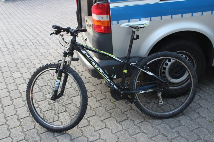 POL-PDKL: Fahrrad sichergestellt - "Wäre er mal besser zu Fuß gegangen..."