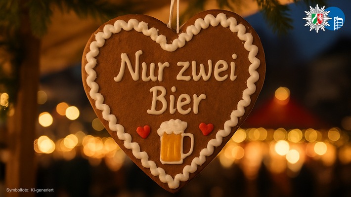 POL-OB: Kein Licht, Schlangenlinien und "nur zwei Bier" - Weihnachtsmarktbesuch endet auf der Wache