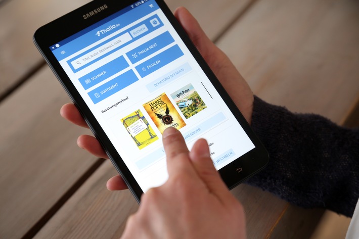 Mehr Komfort beim Einkaufen: Thalia bringt innovative Beratungs-App in alle deutschen Buchhandlungen/ Bundesweiter Roll-Out der sogenannten ,Guided Selling