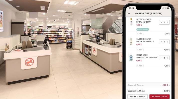 BILD zu OTS - ROSSMANN Berlin Kassenzone