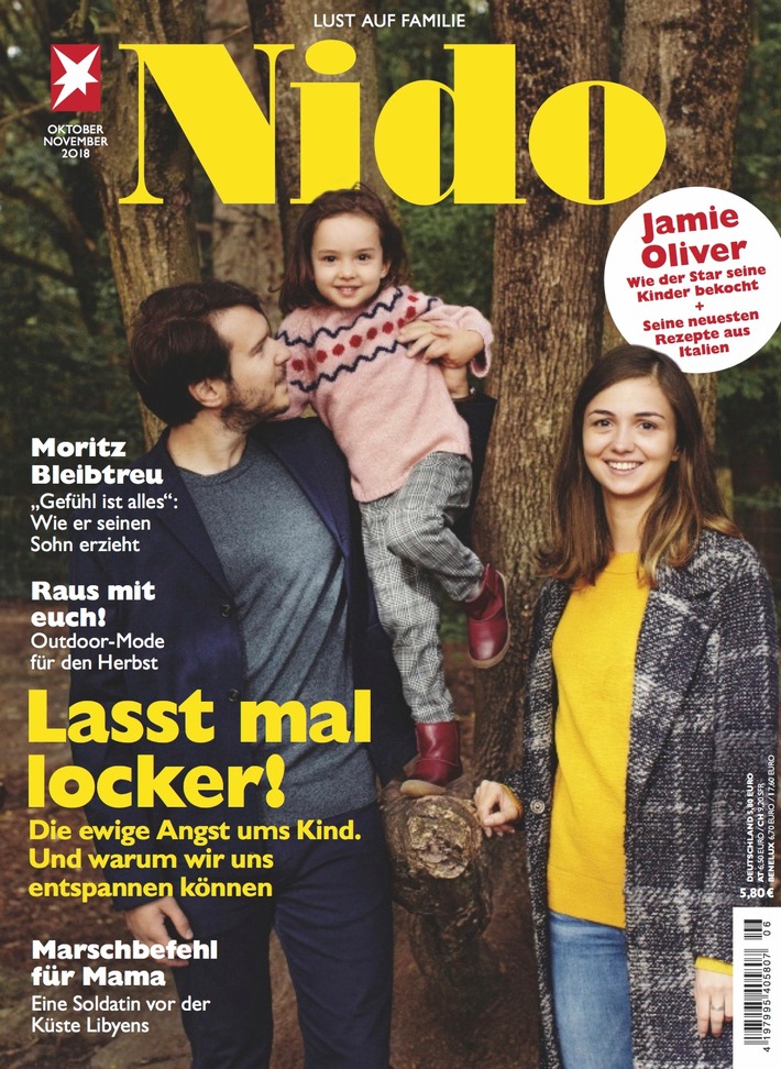 Moritz Bleibtreu im NIDO-Interview: &quot;Ich bin ein sehr körperlicher Vater, ich mag viel Nähe.&quot;