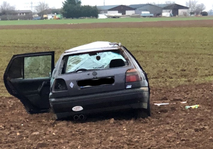 POL-PDLD: A65/Haßloch - Unbekannter LKW-Fahrer flüchtet nach Verkehrsunfall