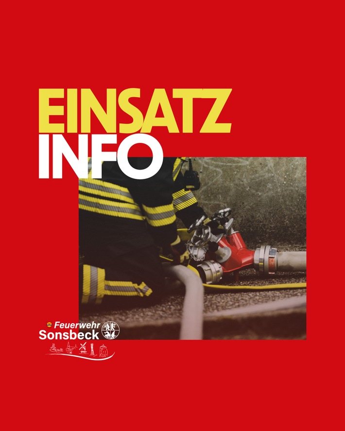 FW Sonsbeck: Verdächtiger Rauch - Nutzfeuer