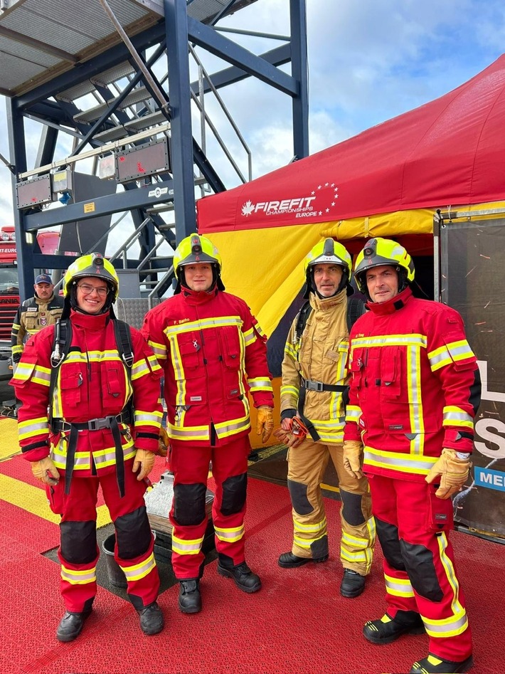 FW Wathlingen: Ortsfeuerwehr Wathlingen bei Feuerwehrwettkämpfen in Gera