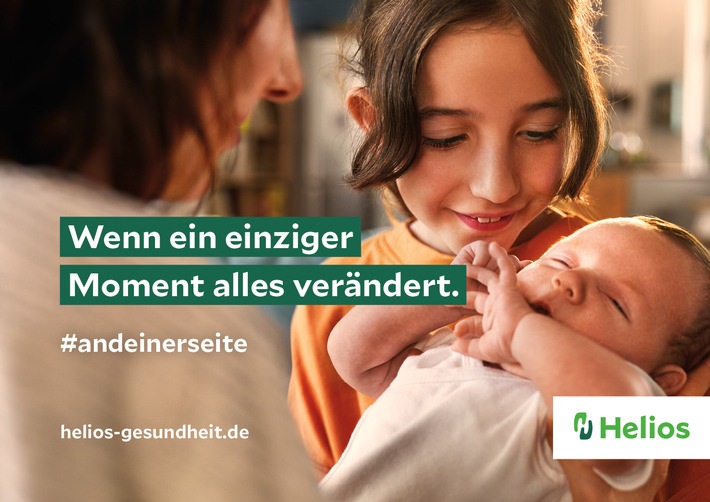 Emotional, nah und kompetent – Helios entwickelt Imagekampagne „An deiner Seite“ weiter