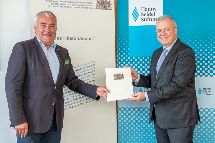 Hanns-Seidel-Stiftung kooperiert mit Antisemitismusbeauftragtem der Bayerischen Staatsregierung / Bündelung der HSS-Aktivitäten zur Stärkung des gesellschaftlichen Zusammenhalts