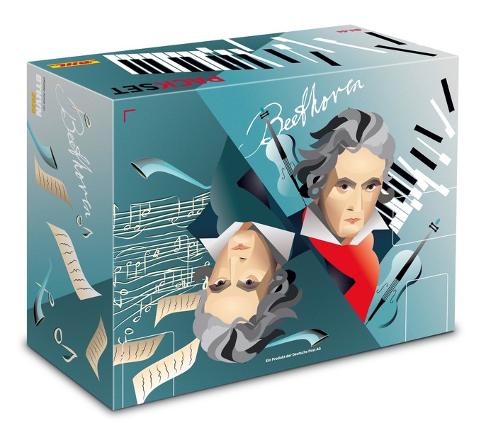 PM: Kreativwettbewerb von Deutsche Post DHL Group: Siegerentwürfe zur Gestaltung des Beethoven-Packsets stehen fest