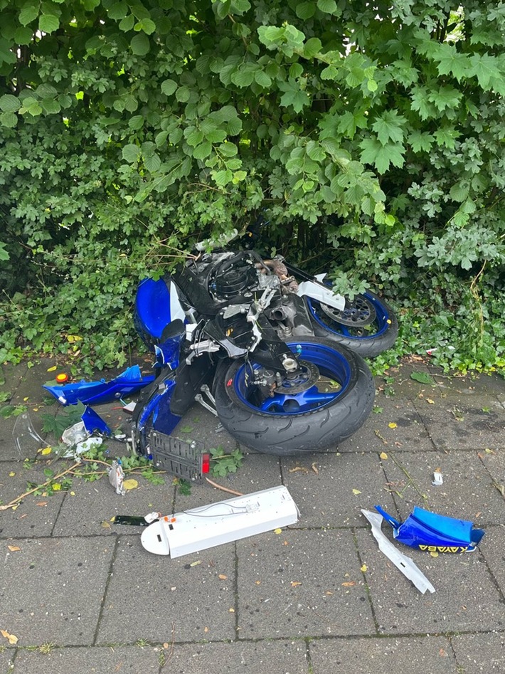 POL-HA: Verkehrsunfall mit Motorrad: 36-Jähriger lebensbedrohlich verletzt