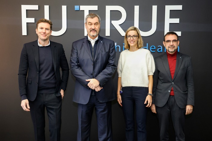 Bayerns Ministerpräsident Dr. Markus Söder besucht FUTRUE, eines der am schnellsten wachsenden Healthcare-Unternehmen weltweit