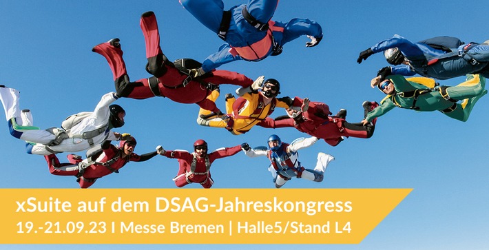 xSuite zeigt zum DSAG-Jahreskongress 2023 P2P-Prozesse auf der SAP Business Technology Platform