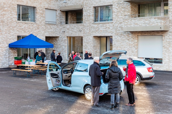 Sunnige Hof: Carsharing-Autos für die Mieter