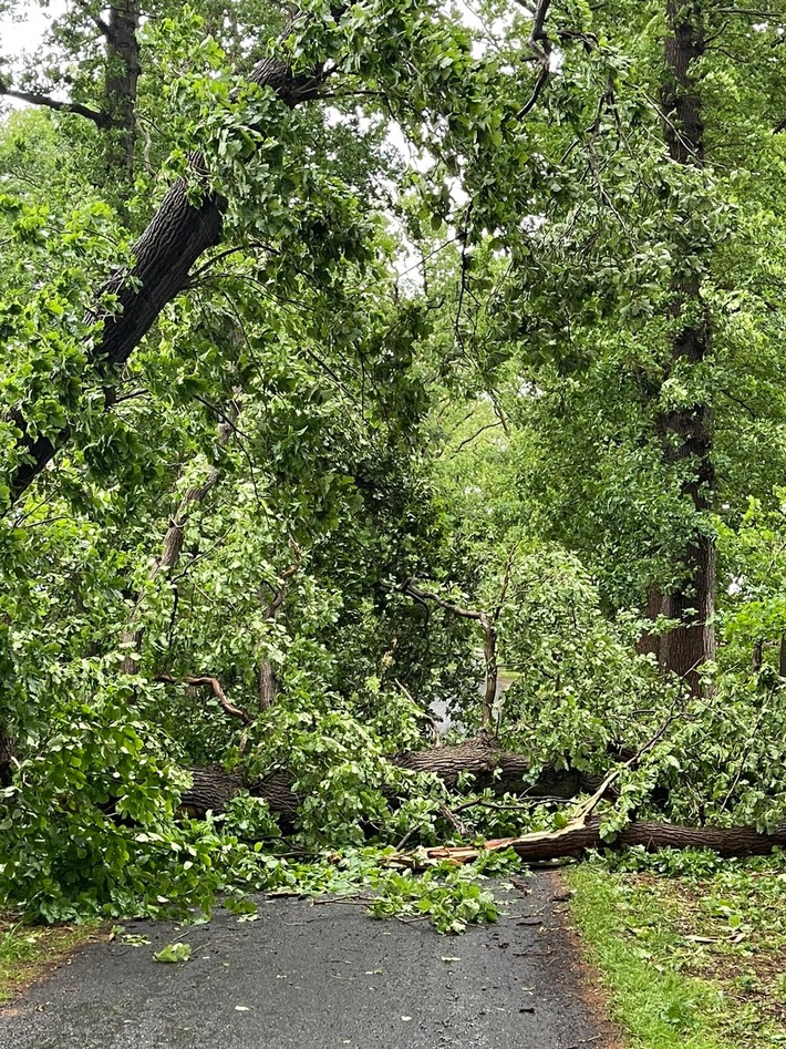 FW-KLE: [Aktualisierung] Unwetterbedingte Einsätze durch Gewitter und Sturmböen