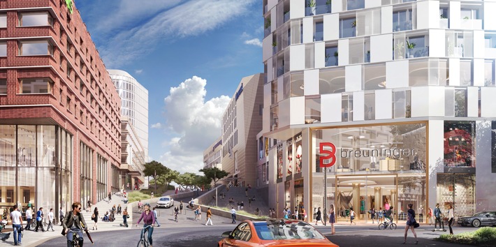 Breuninger expands its presence to Hamburg / Grand opening 2023 in Westfield Hamburg-Überseequartier district