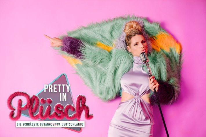 Die schrägste Gesangsshow Deutschlands: DJ Bobo kommt zur Weltpremiere von &quot;Pretty in Plüsch&quot; am Freitag in SAT.1