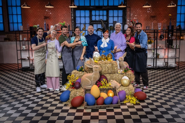Wer backt den besten Blumenstrauß? SAT.1 zeigt das Promibacken - "Osterspezial" am Gründonnerstag