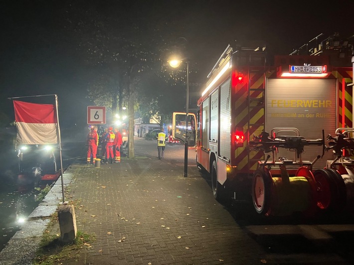 FW-MH: Vermisste Person im Bereich Wasserbahnhof #fwmh