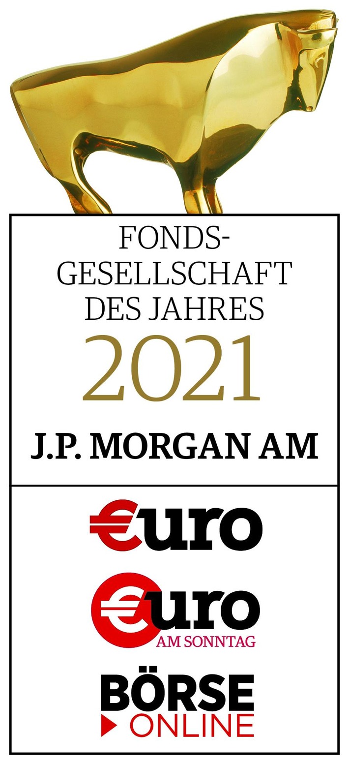 J.P. Morgan Asset Management als "Fondsgesellschaft des Jahres" ausgezeichnet: "Goldener Bulle" für herausragende Fondsqualität in allen Anlageklassen und Anlagezeiträumen