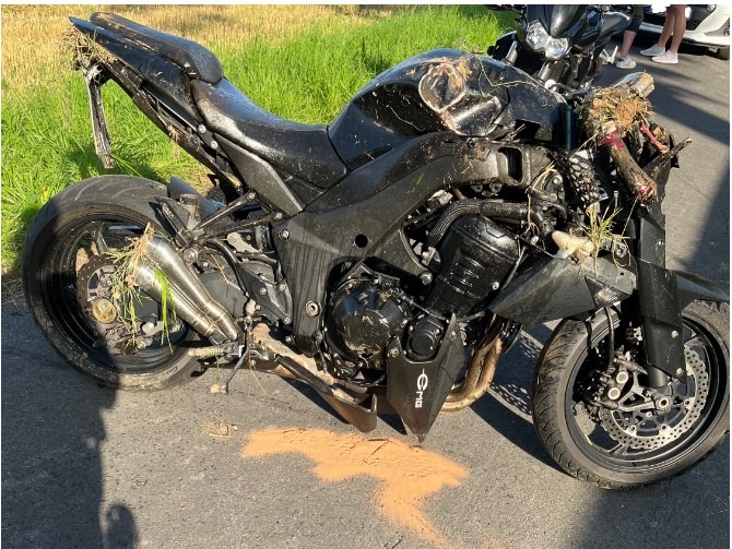 POL-BI: Motorrad-Unfall ohne Schutzbekleidung
