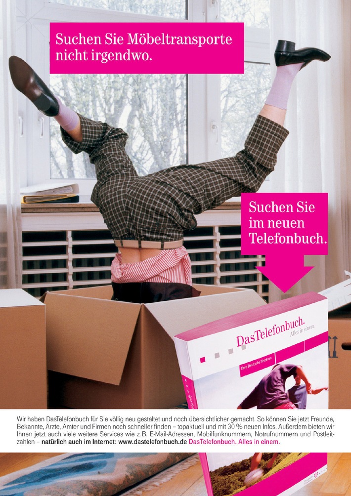 DasTelefonbuch 2003: Neue Staffel der Werbekampagne zum Relaunch